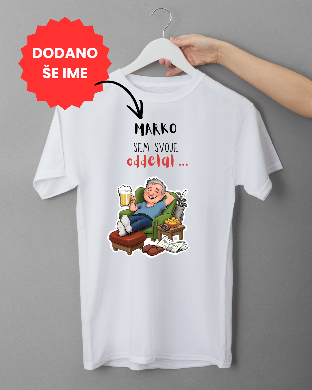 Majica za upokojenca - slika 4